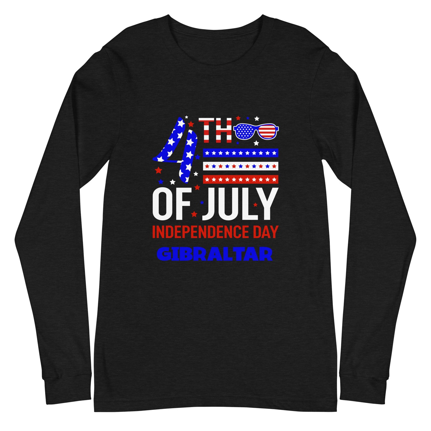 4th Independence Day Gibraltar Unisex Long Sleeve Tee