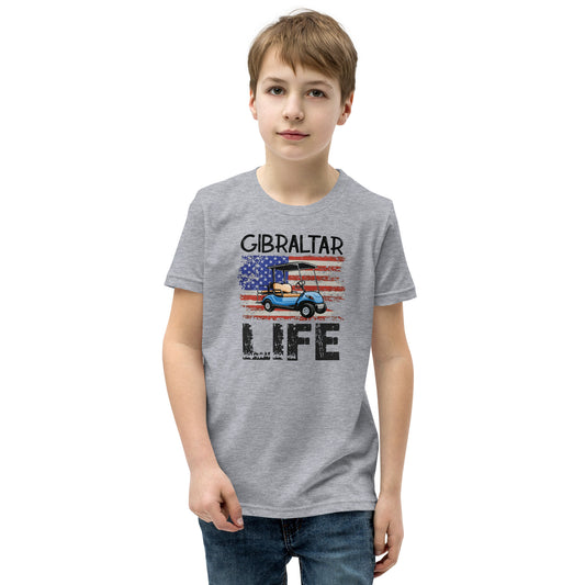 Gibraltar Life Patriotic Youth Short Sleeve T-Shirt