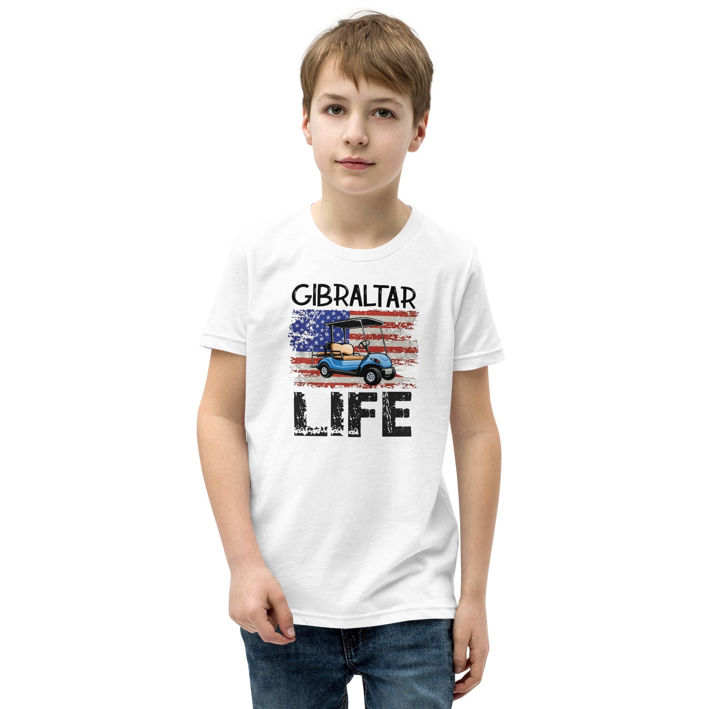 Gibraltar Life Patriotic Youth Short Sleeve T-Shirt