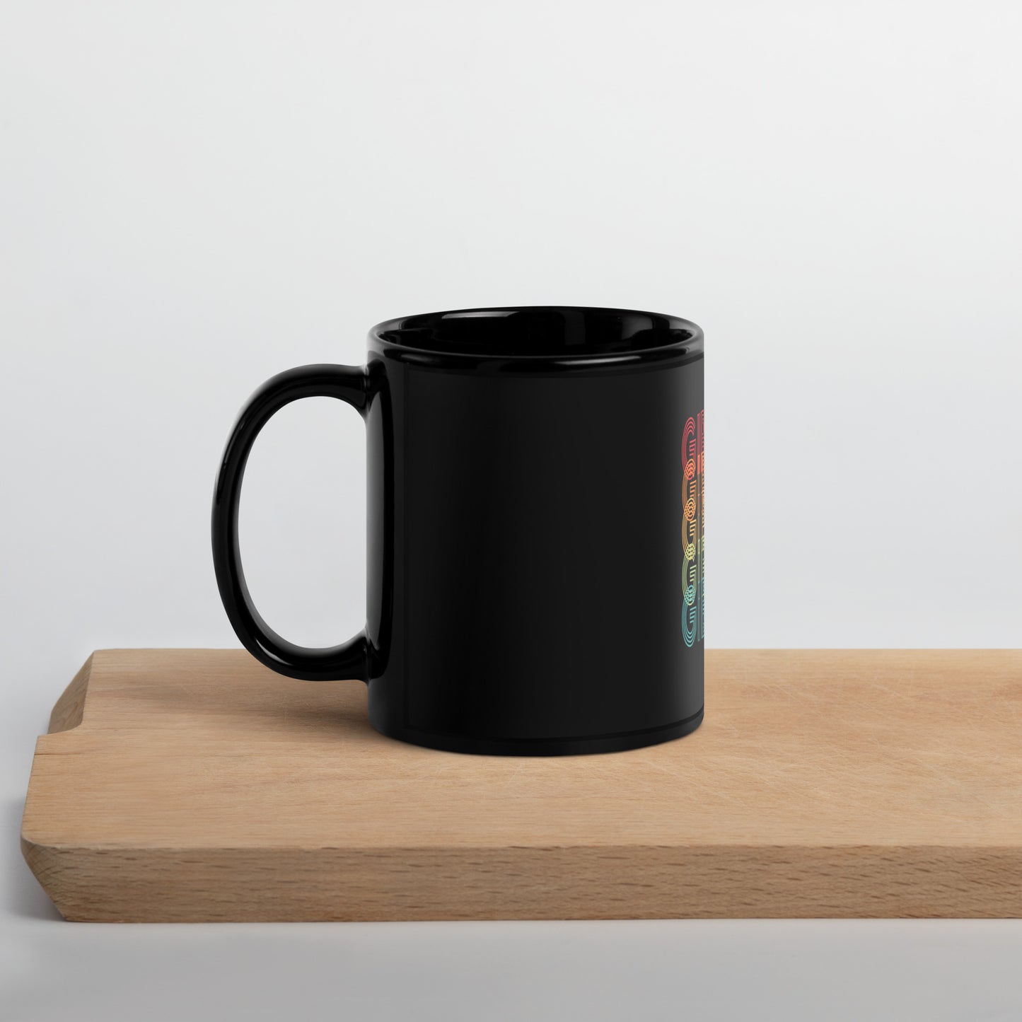 Gibraltar Vibes Black Glossy Mug