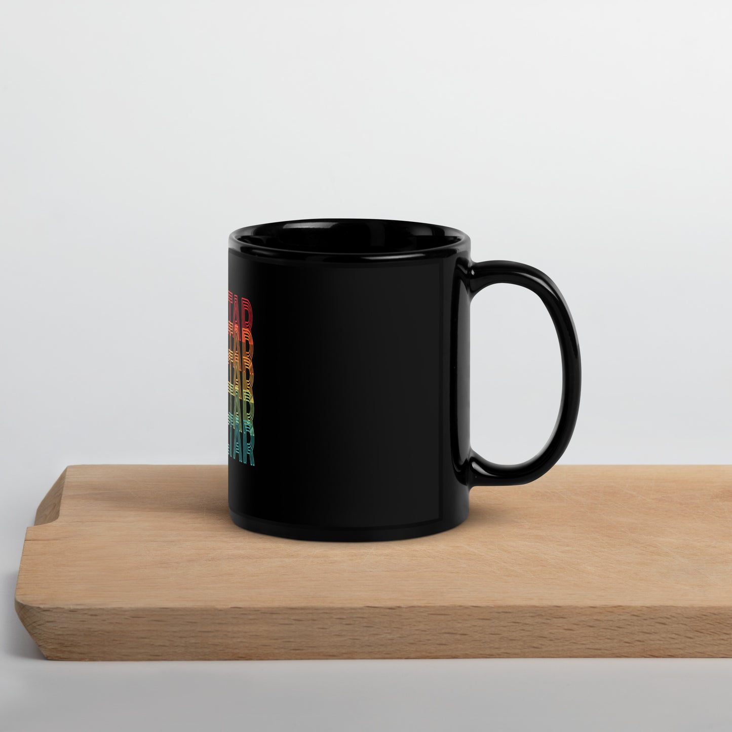 Gibraltar Vibes Black Glossy Mug