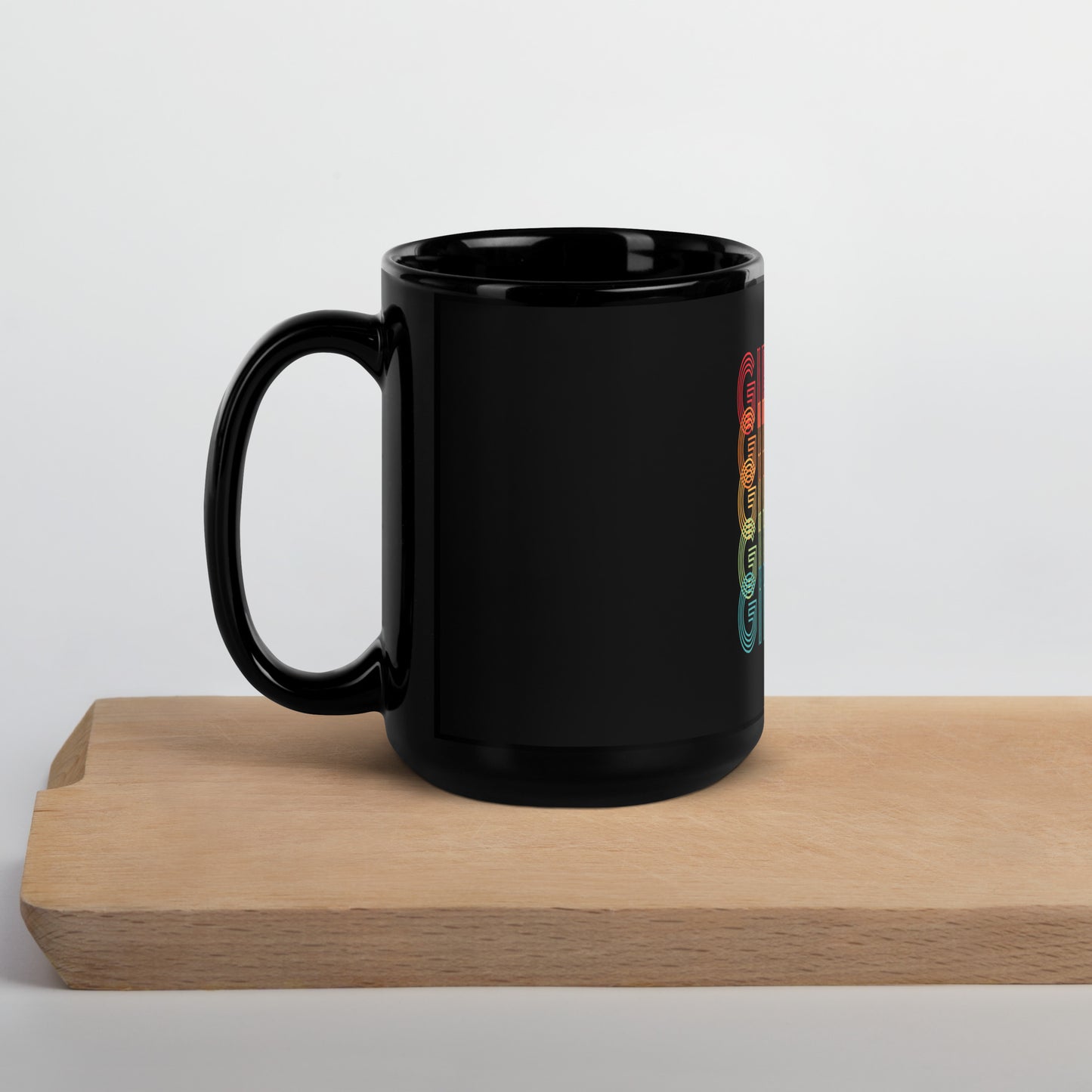 Gibraltar Vibes Black Glossy Mug