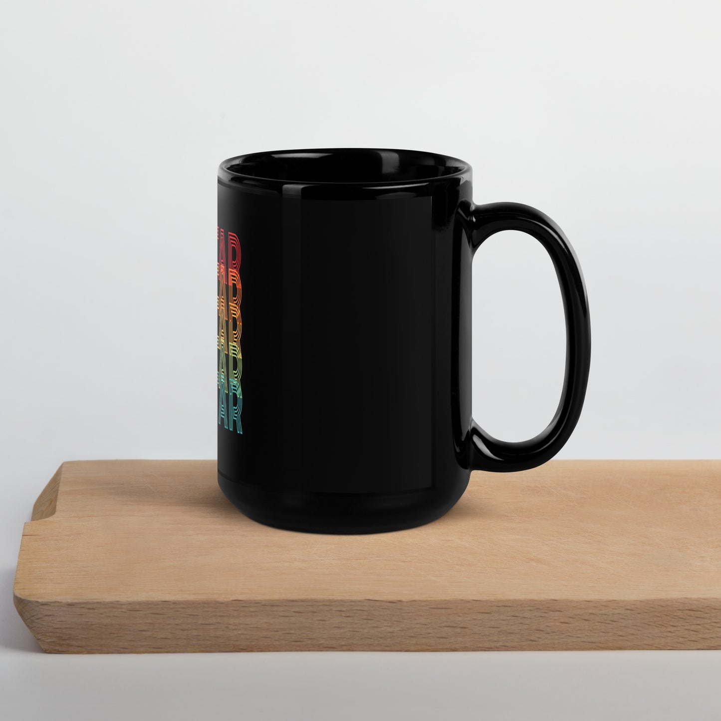 Gibraltar Vibes Black Glossy Mug