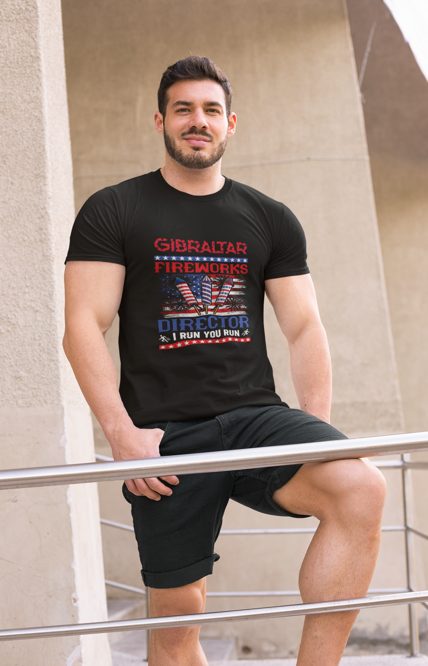 Gibraltar Fireworks Director I Run You Run Men's classic tee