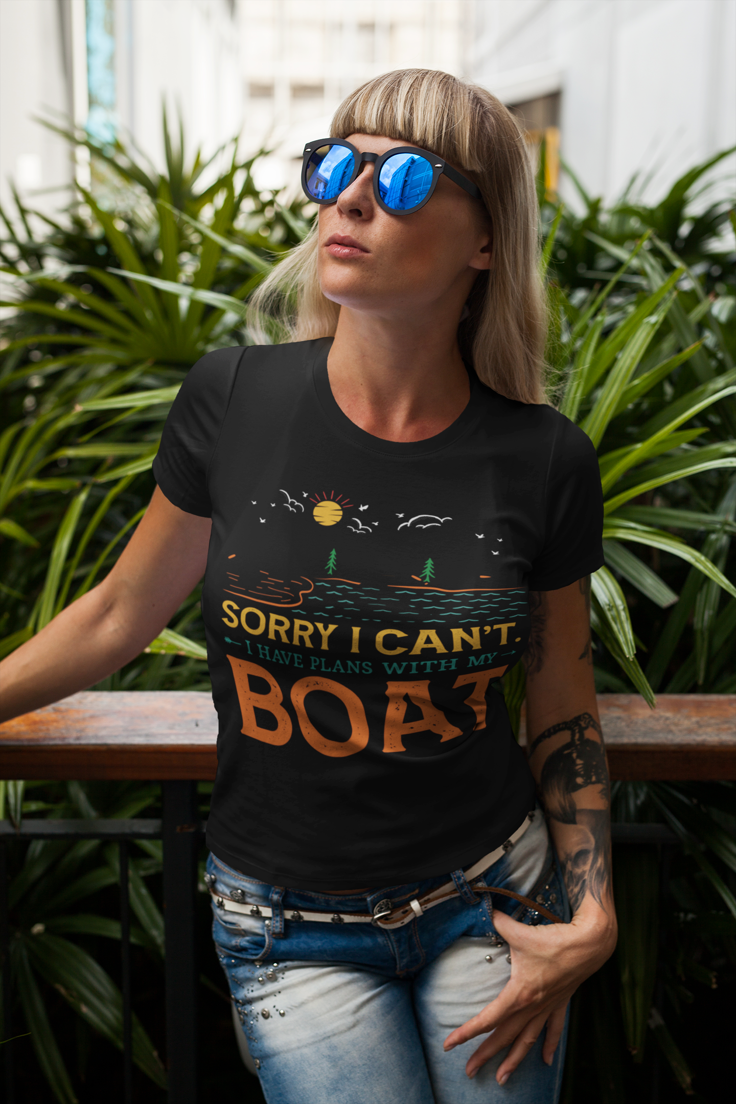 Sorry I Can't I Have Plans With My Boat Short-Sleeve Unisex T-Shirt