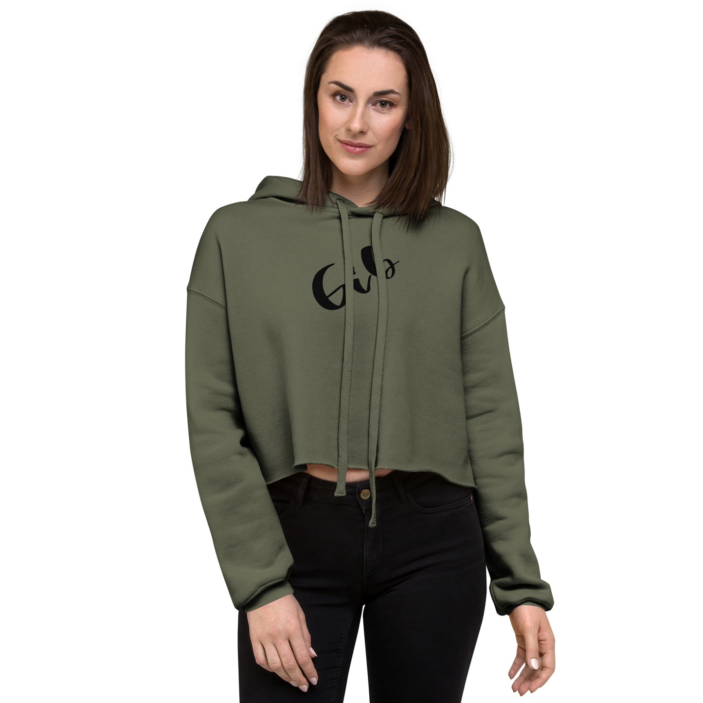 Gib Cropped Hoodie